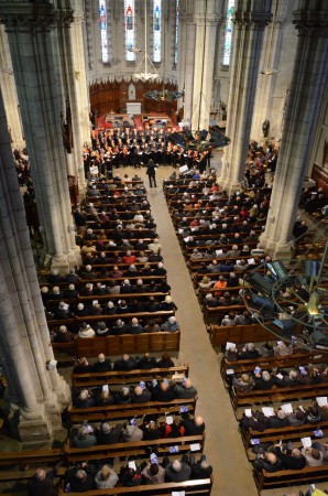 Eglise de Saint Philbert pendant un concert